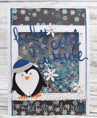 Frantic Stamper Cutting Die- Baby It's Cold Outside