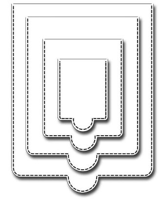 Frantic Stamper Cutting Die- Nested Lift Flaps