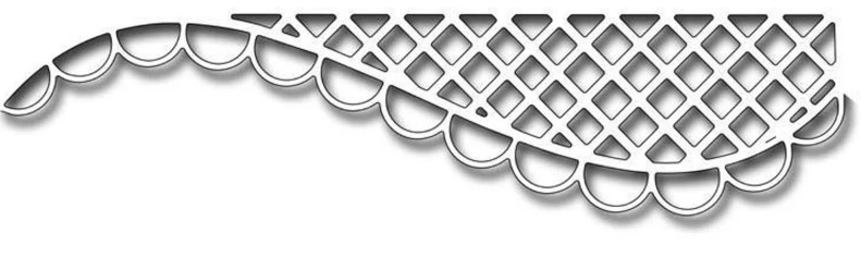 Frantic Stamper Cutting Die- Lattice Beauty Edger