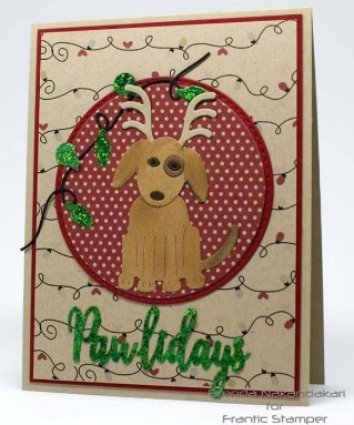 Frantic Stamper Cutting Die- Christmas Pets