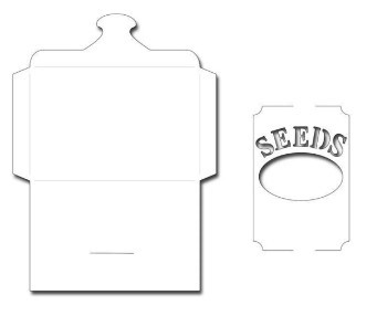 Frantic Stamper Cutting Die- Seed Packet