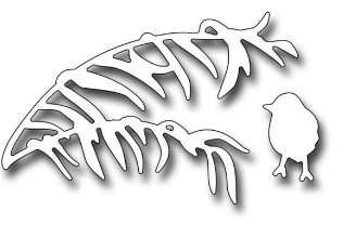 Frantic Stamper Cutting Die- Bird on a Willow Branch