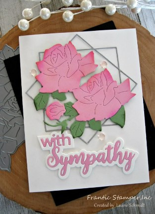 Frantic Stamper Cutting Die- Interlocking Squares Frames