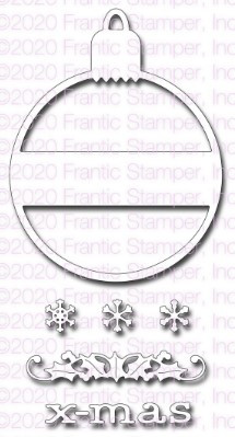 Frantic Stamper Cutting Die- Shaker Ornament