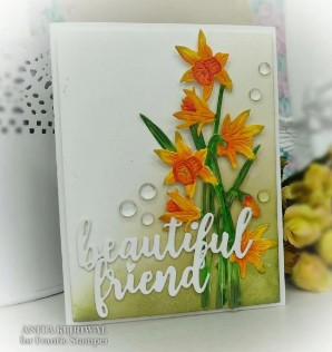 Frantic Stamper Cutting Die- Botanical Daffodils