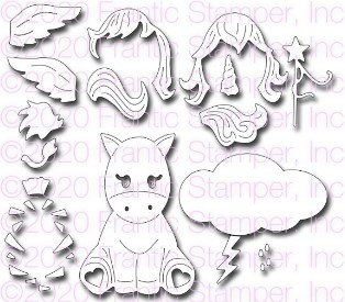 Frantic Stamper Cutting Die- Cute Equine & Friends