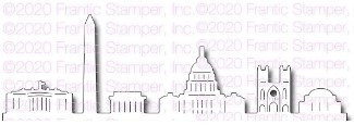 Frantic Stamper Cutting Die- Washington DC Skyline