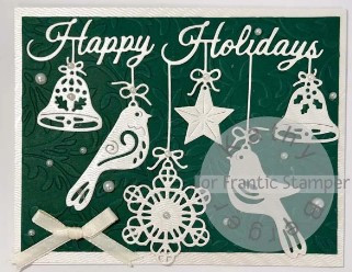 Frantic Stamper Cutting Die- Folk Art Holiday Holidays