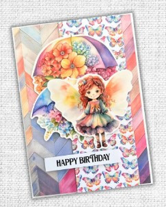 Paper Rose- Rainbow Garden Cardmaking Kit