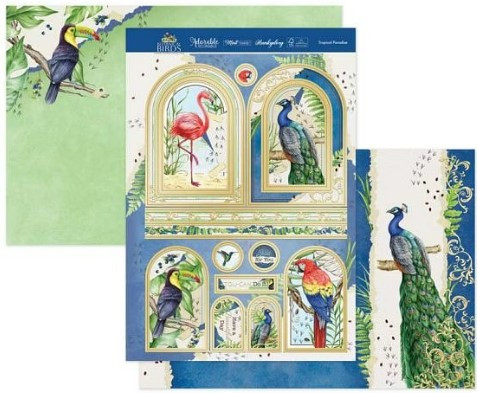 Hunkydory Crafts Botanical Birds Luxury Topper Collection BBIRD101