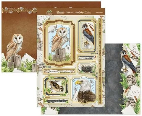 Hunkydory Crafts Botanical Birds Luxury Topper Collection BBIRD101