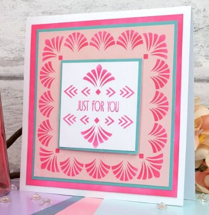 Hunkydory Crafts For the Love of Masks - Elegant Deco Embellishments - FTLM423