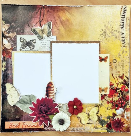 3Quarter Designs- Autumn Butterfly- 12x12 Designer Paper & Diecuts Collection