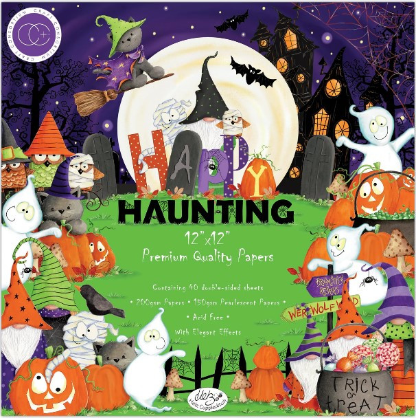 Craft Consortium 12"x12" Paper Pad- Happy Haunting