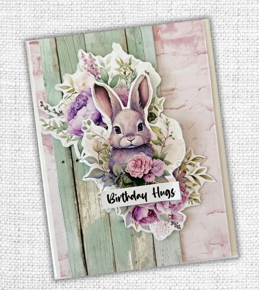 Paper Rose- Cut Aparts - Lavender & Roses