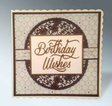 Tonic Studios- Birthday Wishes Sentiment Die Set 4223e