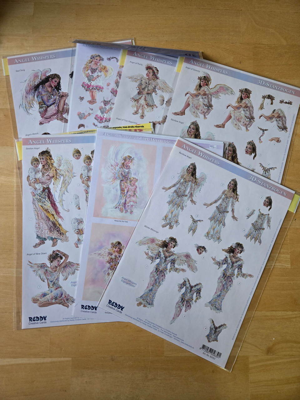 Reddy 3D Precut Angel Whispers - Bundle w/ 7 topper sheets