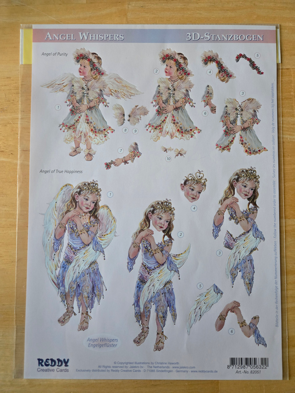 Reddy 3D Precut Angel Whispers - Bundle w/ 7 topper sheets