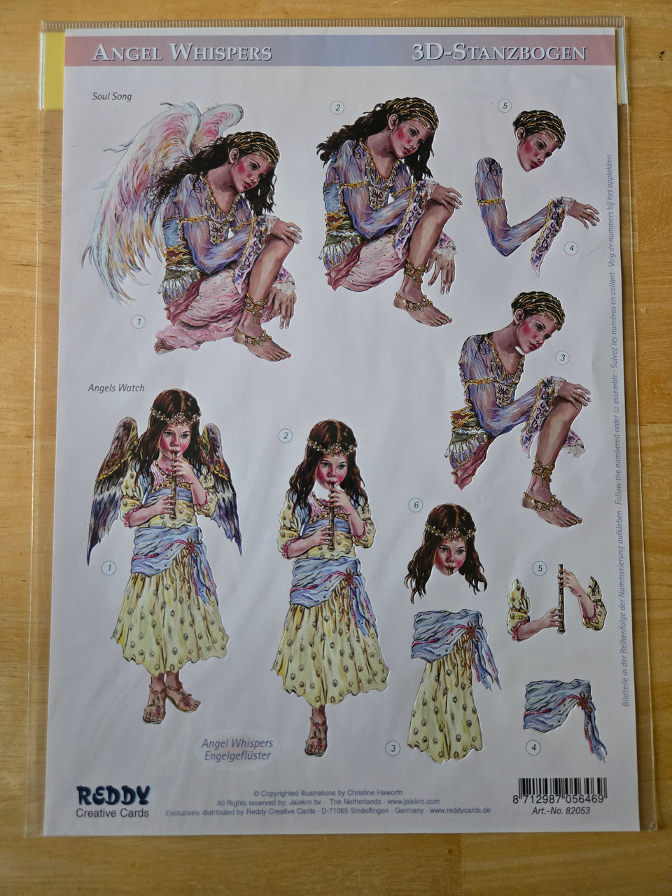 Reddy 3D Precut Angel Whispers - Bundle w/ 7 topper sheets