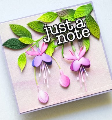 Memory Box 100% Steel Just a Note Daily Script Cutting Die- 94663