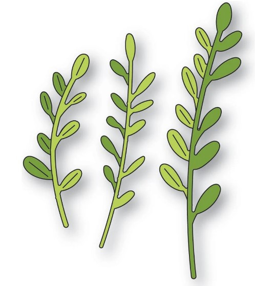 Memory Box 100% Steel Layered Greenery Stems Cutting Die- 94694