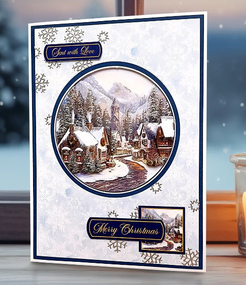 Katy Sue Design- Die Cut Decoupage- Christmas Bauble Selection (Pack of 12 in 4 designs)