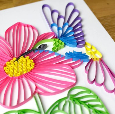 Katy Sue Design- Quilling Template Kit- Hummingbird