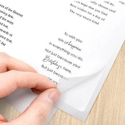 Katy Sue Designs- Kanban Crafts- Wonderful Days Verses Peelables, 48 stickers