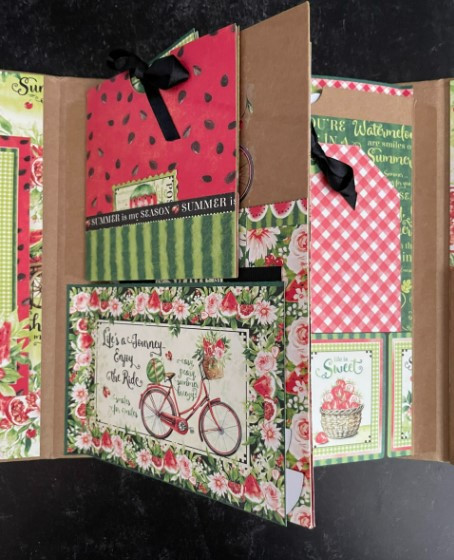 Graphic 45 Album Kit 2024- Sunshine on My Mind- Interactive Folio Album