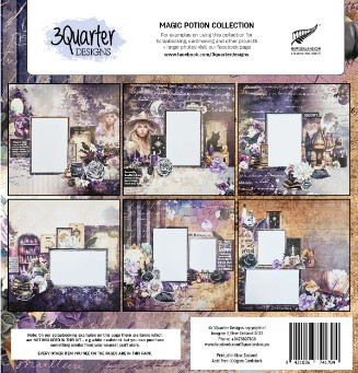 3Quarter Designs- Magic Potion- 12x12 Designer Paper & Diecuts Collection