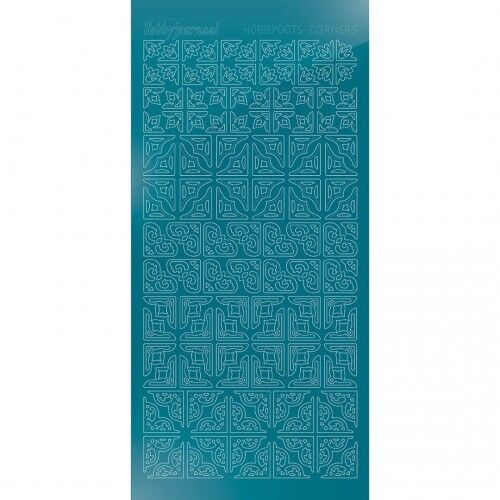 Find It Trading Hobbydots Corners - Mirror - Turquoise