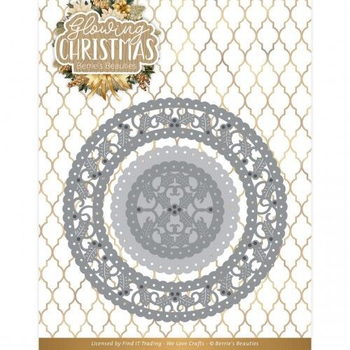 Find It Trading- Berrie's Beauties- Glowing Christmas- Glowing Frame Round