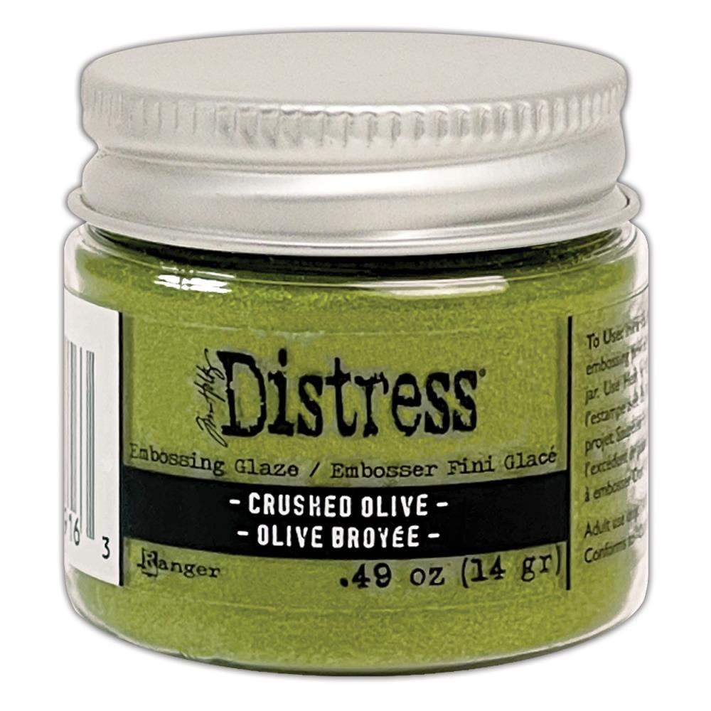 Ranger Tim Holtz Distress Embossing Glaze- Crushed Olive