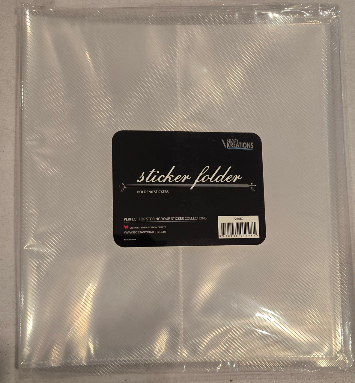 Krazy Kreations - Sticker Folder