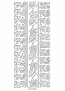 Starform CHRISTMAS CORNERS AND BORDERS 8522 GOLD BELLS POINESTTIAS HOLLY STICKERS PEELS