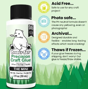 Bearly Art Precision Craft Glue- The Mini