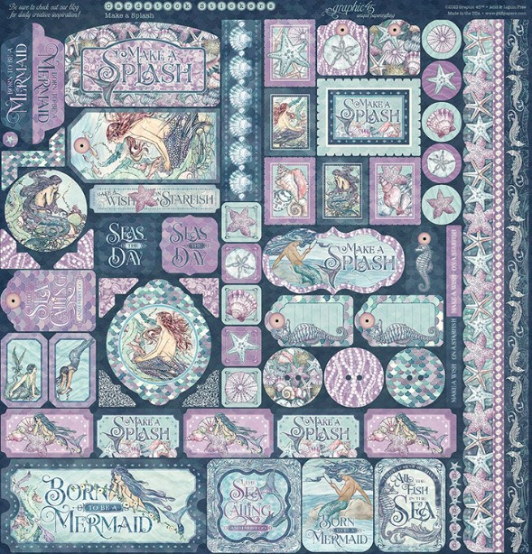 Graphic 45 12X12 Collection Pack- Make a Splash