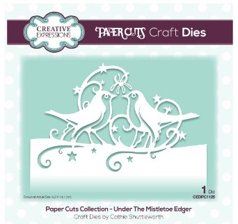 Creative Expressions Paper Cuts Collection - Under the Mistletoe Edger Die