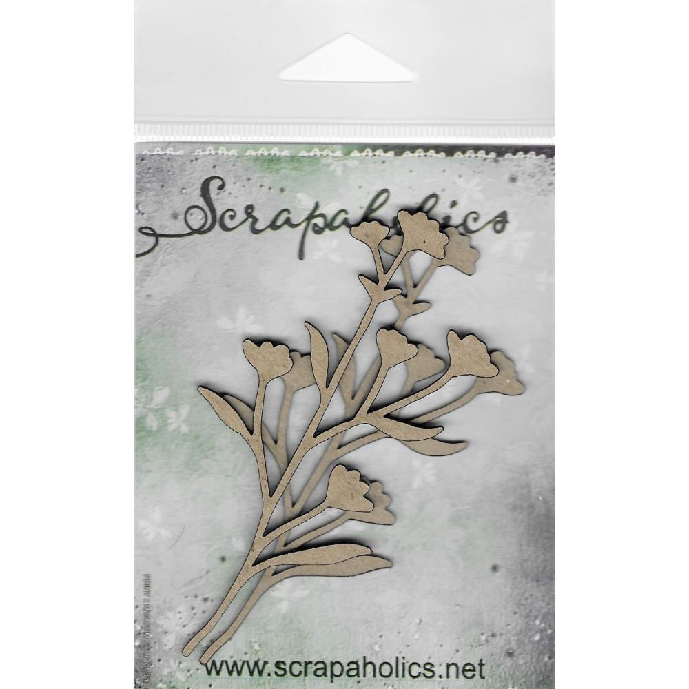 Scrapaholics Laser Cut Chipboard 1.8mm Thick- Botanicals Set 8