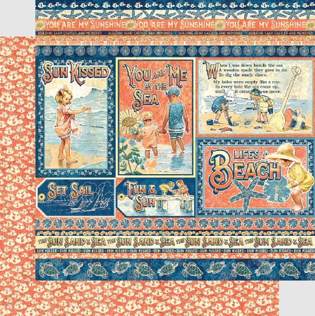 Graphic 45 12X12 Collector Pack- Sun Kissed