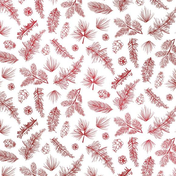 Crafter's Companion 12"X12" Luxury Foiled Acetate- Festive Red and Green