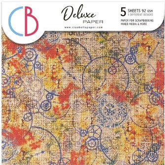 Ciao Bella Deluxe Paper 6x6 Coral Reef Papers 5 /pkg - Copper