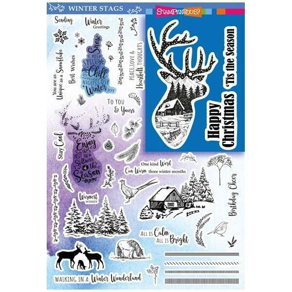 Creative Stamping Magazine Issue 90 - Winter Stag Stamp and Stencil Set
