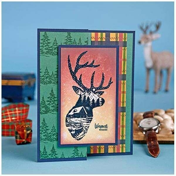 Creative Stamping Magazine Issue 90 - Winter Stag Stamp and Stencil Set