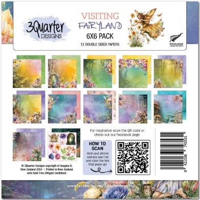 3Quarter Designs- Visiting Fairyland- 6x6 Double-Sided Paper Pack
