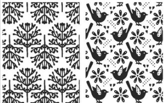 Craft Concepts- Perfect Pairs Collection- Spring Happiness- 2 pack- A2 Embossing Folders