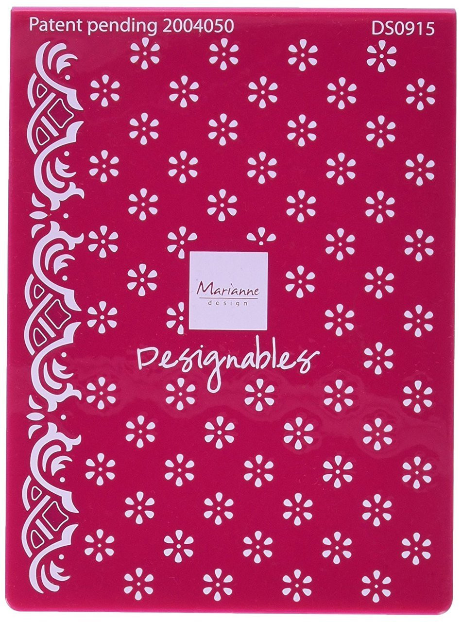 Marianne Design Embossing/Cutting Folders, Anja's Flower