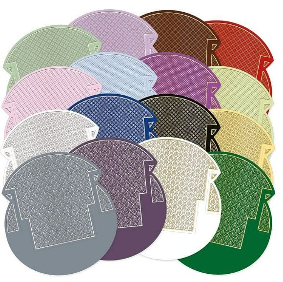 Hunkydory Crafts 350gsm Cards & Envelopes- Foiled Pattern Rocker Cards