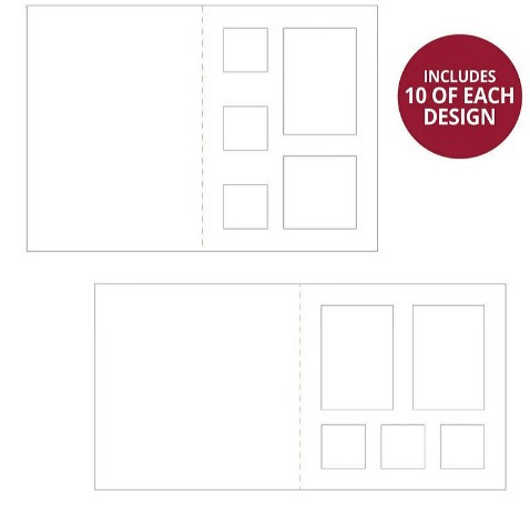 Hunkydory Card Multi-Aperture Card Blanks- 300gsm
