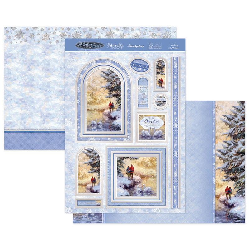 Hunkydory Crafts Winter Wishes 2020 Luxury Topper Collection -- 10 Topper Sets + Matching Inserts